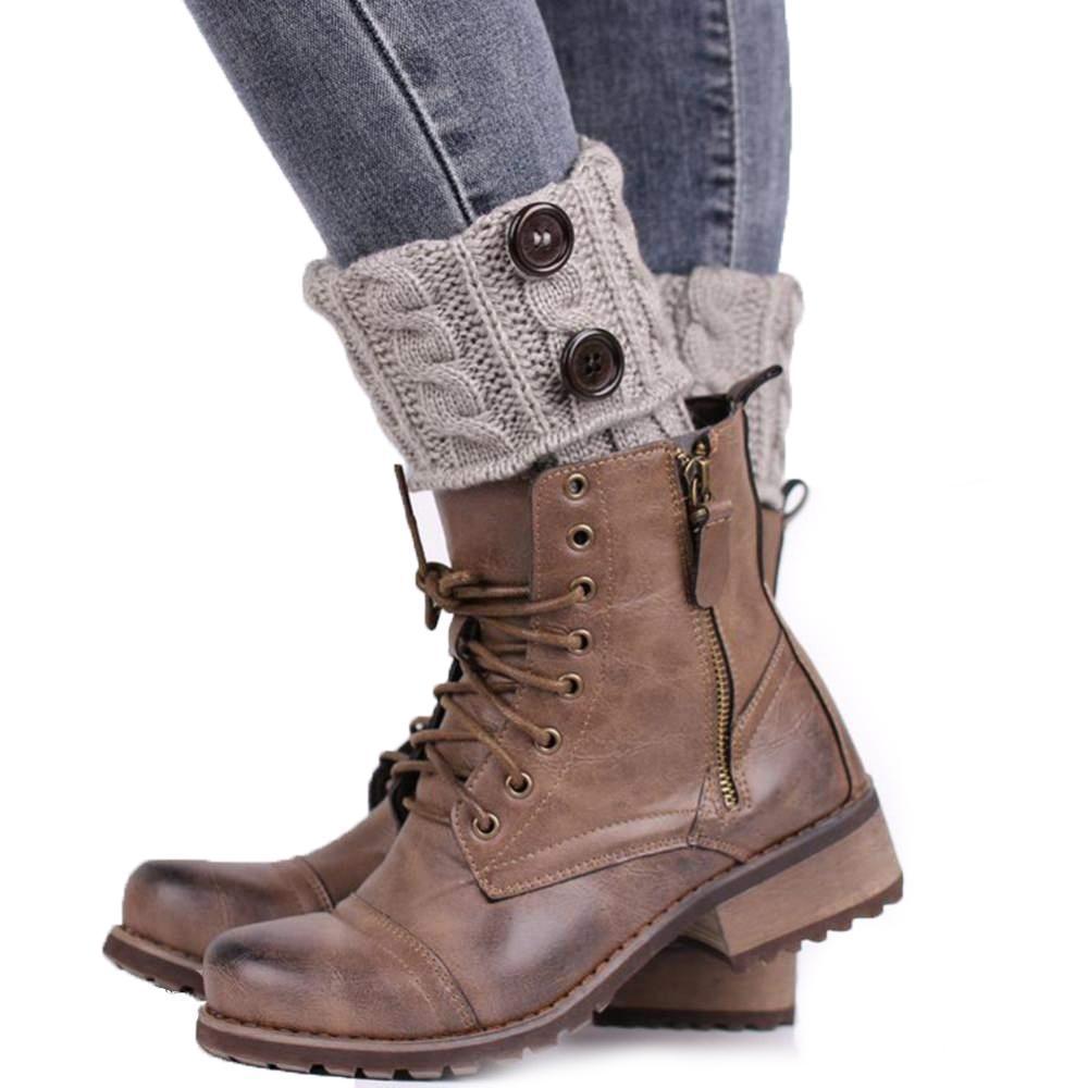 🎁Wärmer Geschenk🎅Stricksocken für Stiefel