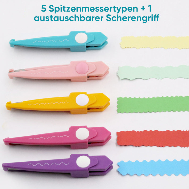 Dekoratives Papierkantenscheren-Set