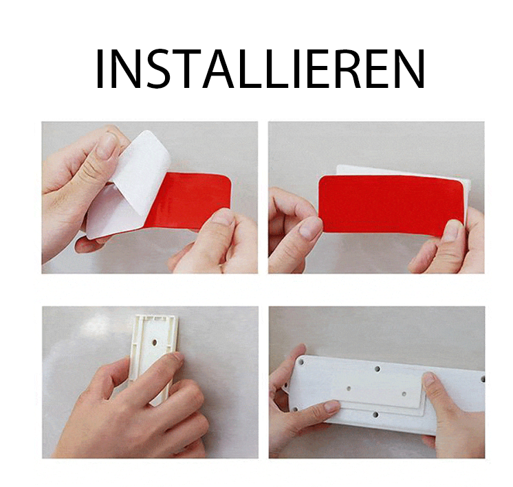 (🔥🔥)Selbstklebender Stanzfreier Sockelhalter-Kaufen Sie mehr und sparen Sie mehr