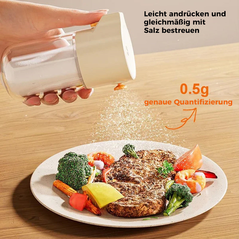Salzstreuer Gewürzspender mit verstellbarem Einfüllstutzen