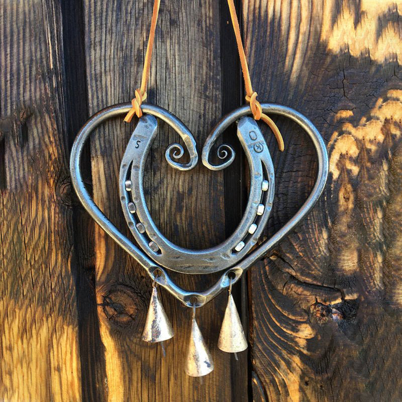 💖Glück der Liebe Stahlnägeln Windspiel💖