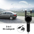 3-in-1 skalierbares KFZ-Ladegerät (Zigarettenanzünder im Auto)