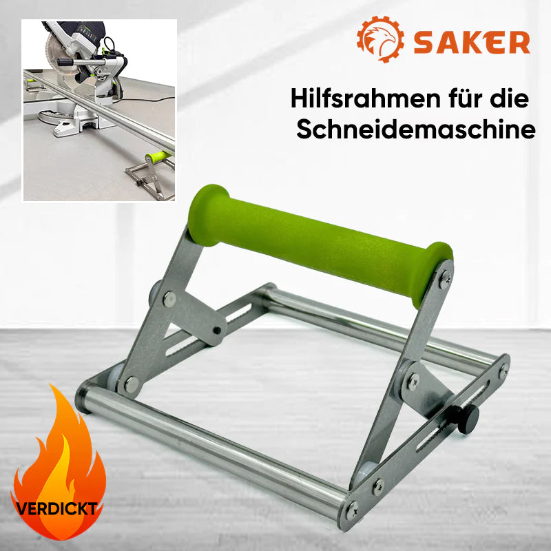 Hilfsrahmen für die Schneidemaschine