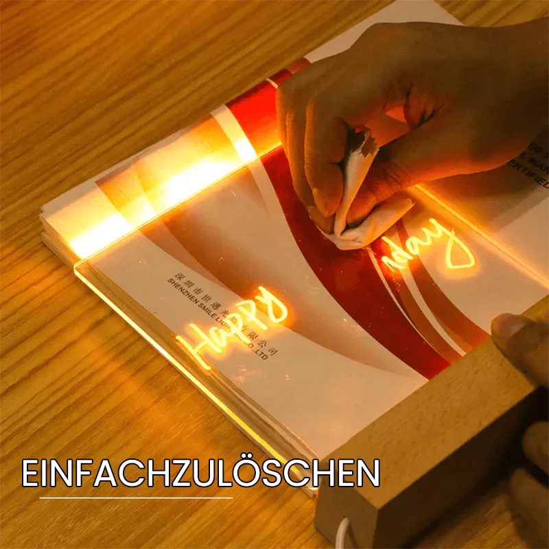 Acryl-Schreibtafel mit Stift