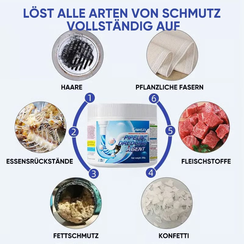 Leistungsstarker Rohrreiniger
