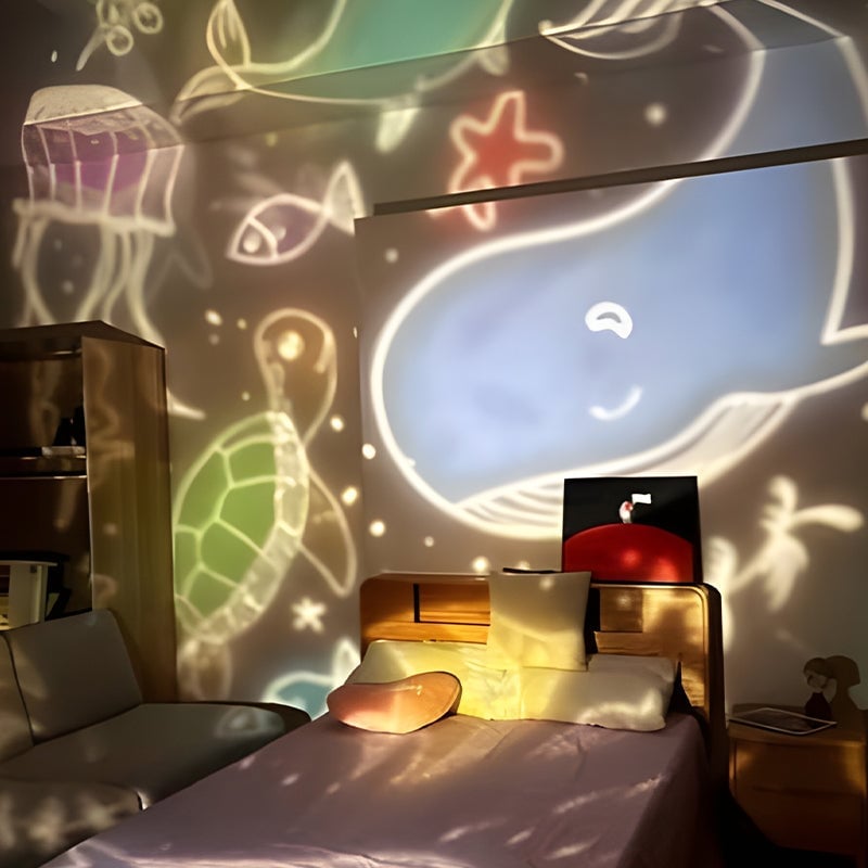 Rotierender Kutschen-Spieluhr-Projektor