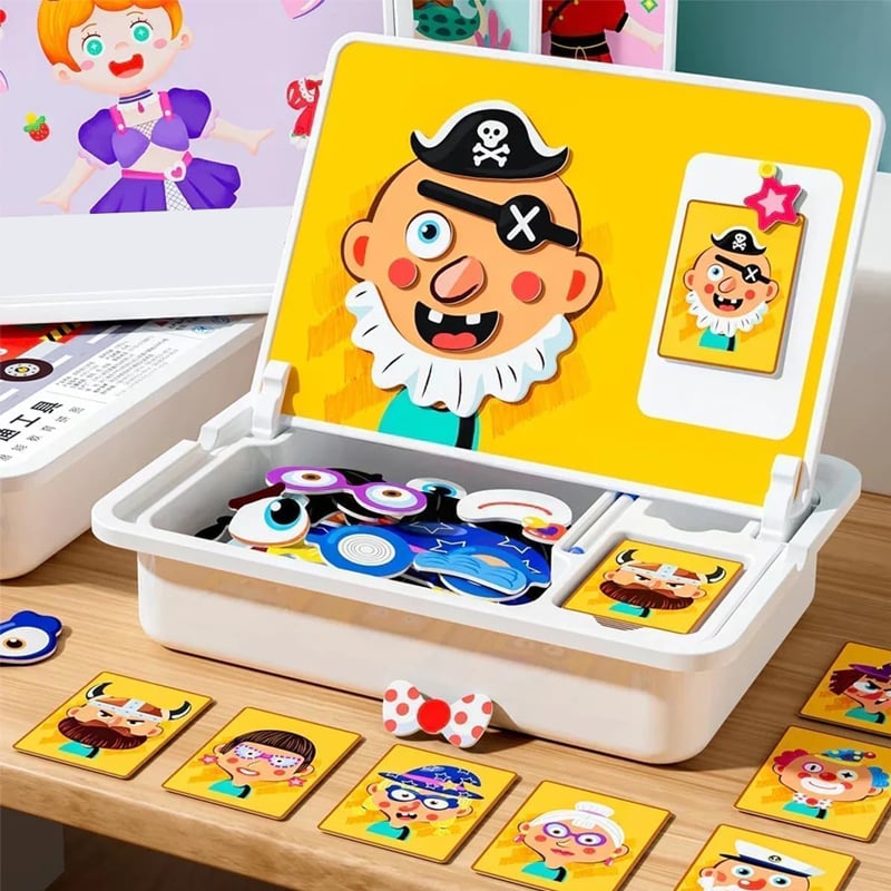 Magnetisches Puzzle-Lernbaukastenspielzeug