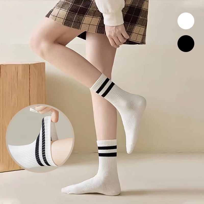 Gestreifte Retro-Socken