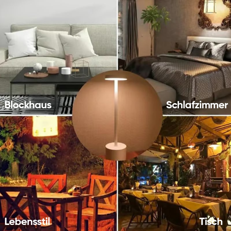 Tragbare wiederaufladbare LED-Tischlampe