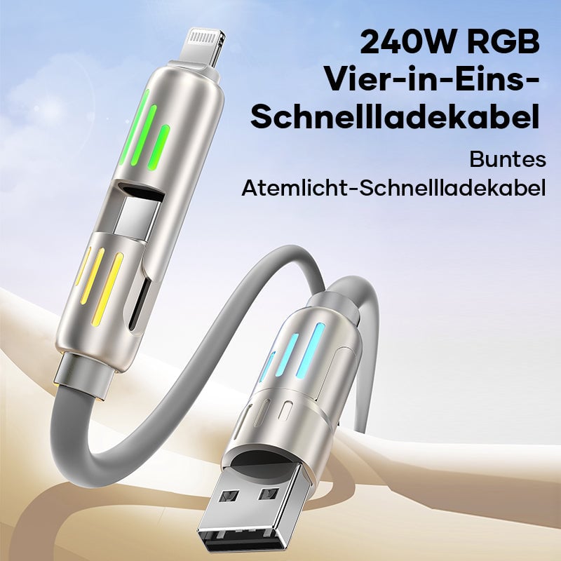 New 240W 4-in-1  USB-C-Kabel