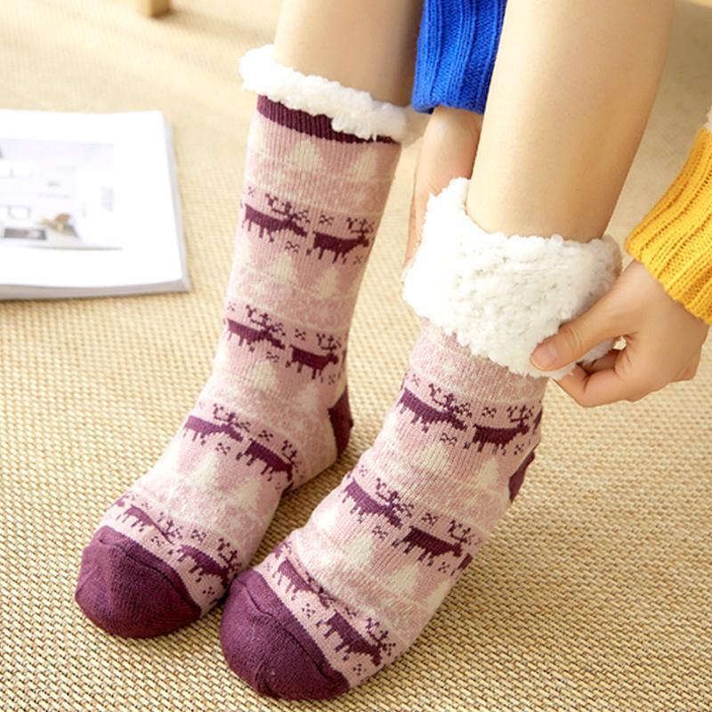 Ultra-Plüsch Weiche Rutschfeste Socken (1 Paar)