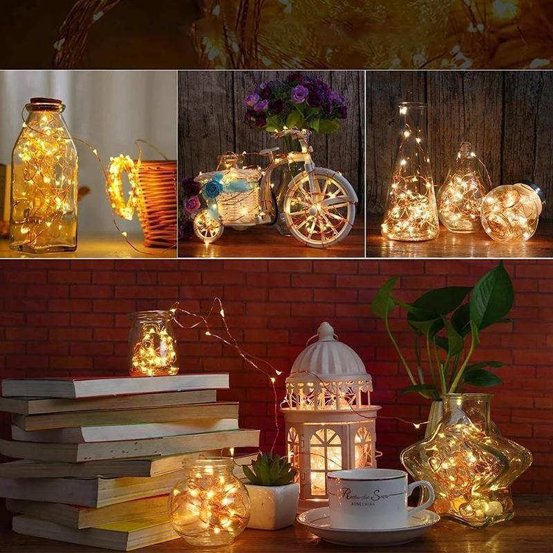 🍾LED-Weinflaschenlichter Kork Nachtlicht DIY Decor Lift