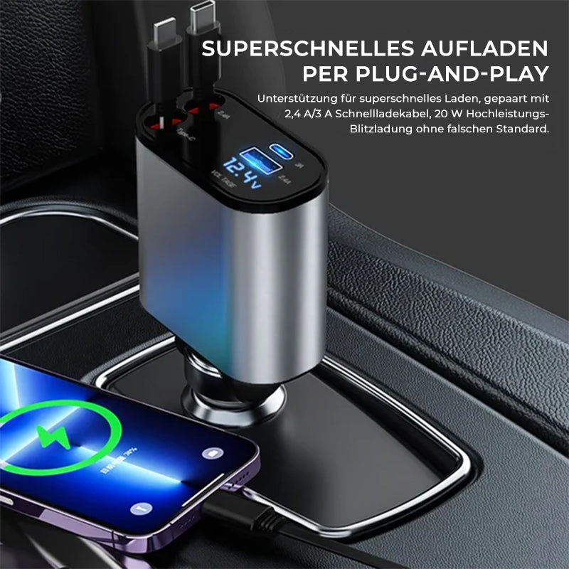 Einziehbares Autoladegerät