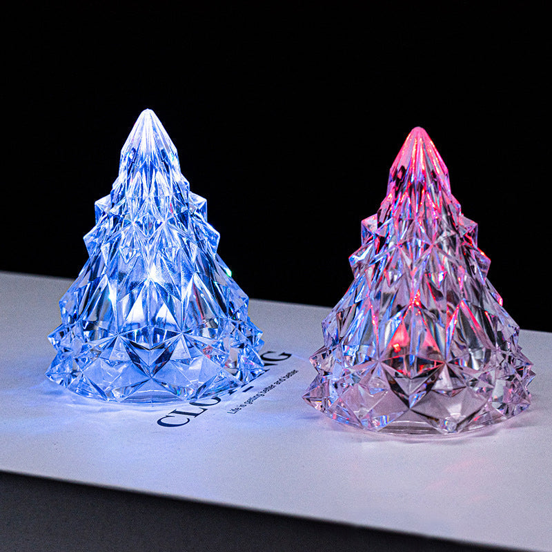 🎄Mini LED Kristall Weihnachtsbaum Nachtlicht