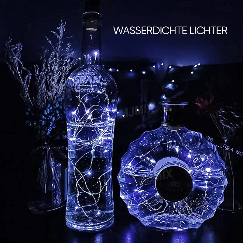 🍾LED-Weinflaschenlichter Kork Nachtlicht DIY Decor Lift
