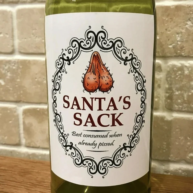 🎄Weihnachten lustige Flaschenetiketten