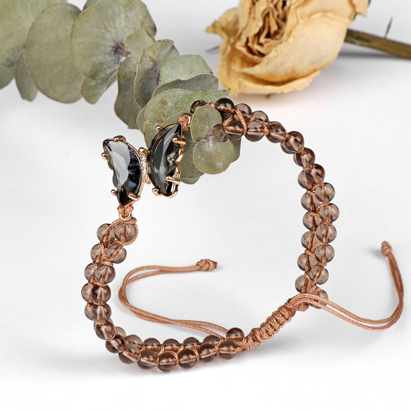 Heilkristall Schmetterling Armband