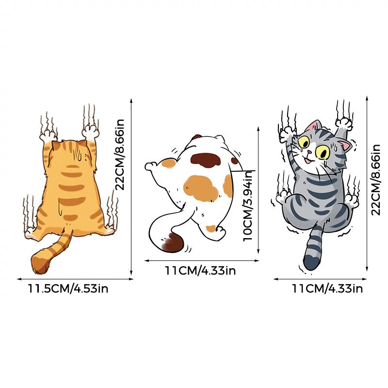 ✨Niedliche Katze Cartoon Auto Aufkleber
