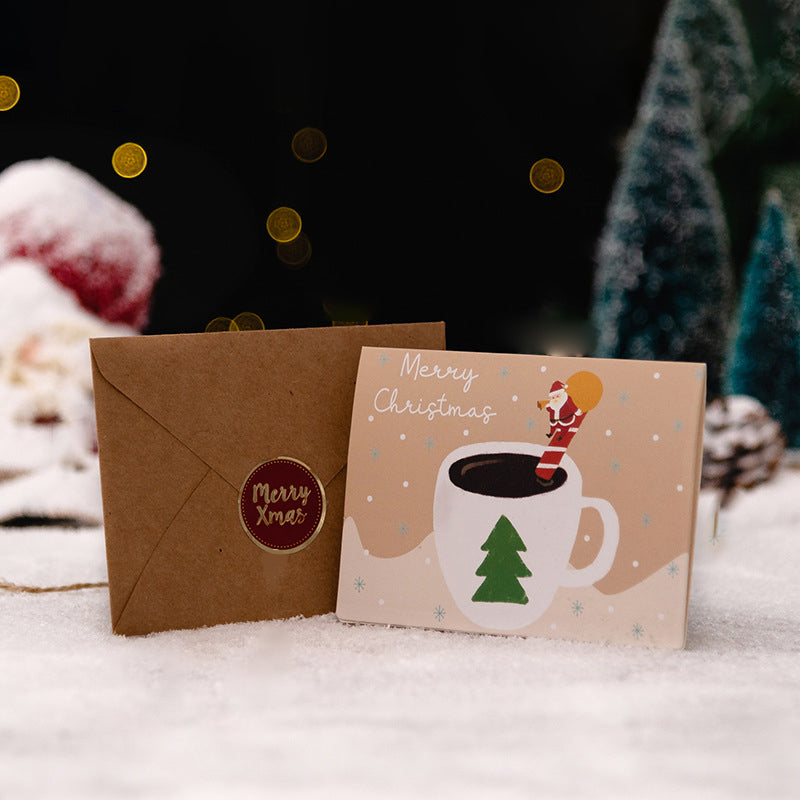 Vergoldete Weihnachtskarten