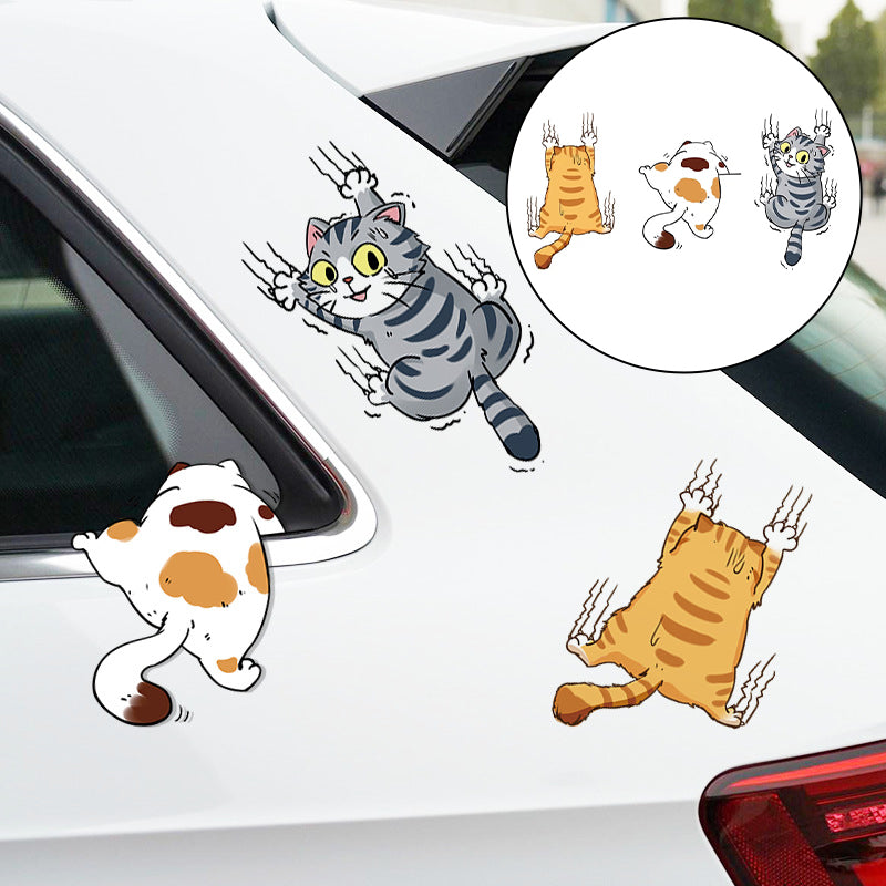 ✨Niedliche Katze Cartoon Auto Aufkleber
