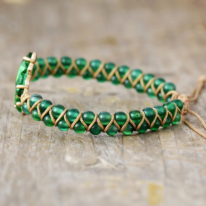 Heilkristall Schmetterling Armband