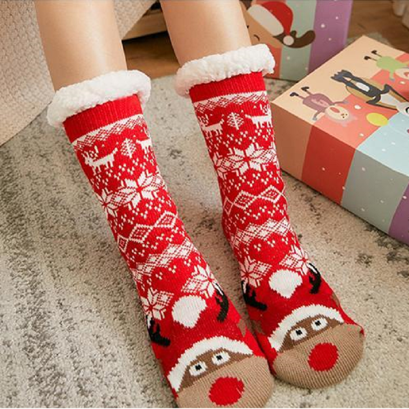 Ultra-Plüsch Weiche Rutschfeste Socken (1 Paar)