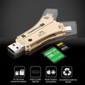 🎉4-in-1 iFlash Drive Kartenleser