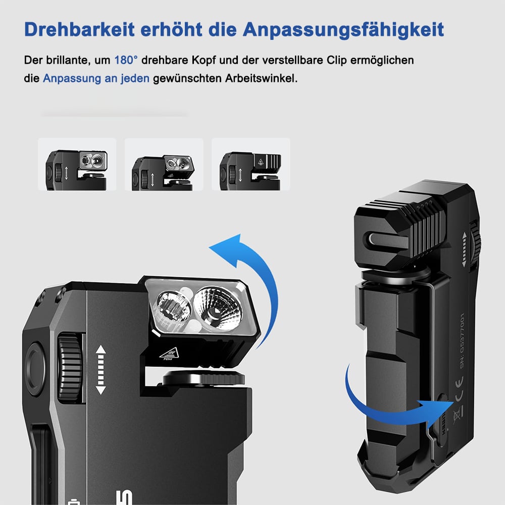 G5 EDC Lampe mit 400 Lumen