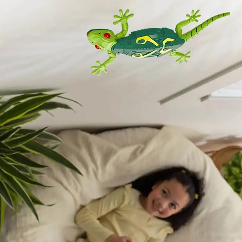 Jouet Lézard Électrique aux Yeux LED Lumineux