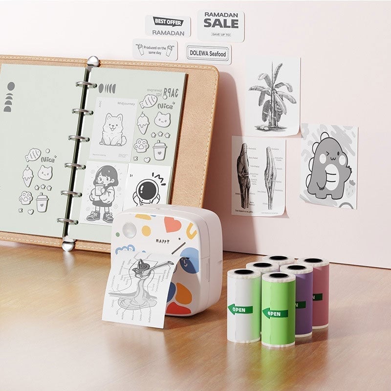 Mini-Drahtloser Bluetooth-Etikettendrucker