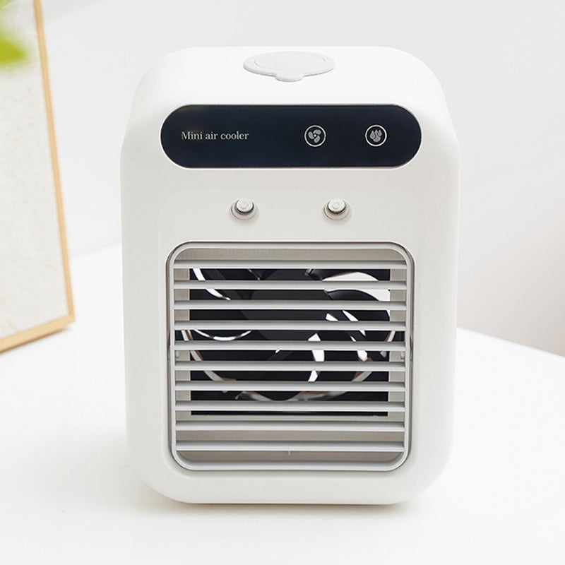 3-in-1 Tragbarer Kühlventilator mit 2-Stufen-Nebelfunktion