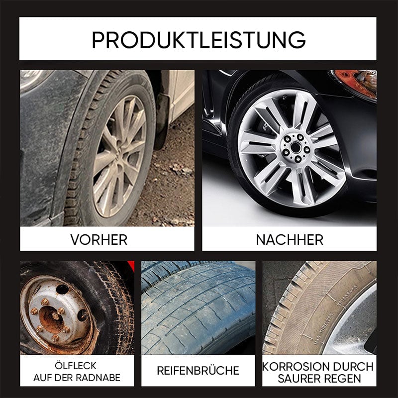 Autoreifen-Renovierungswachs