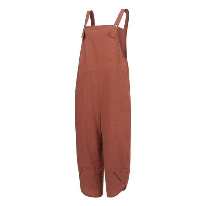 Lässiger Einfarbiger Sommeroverall