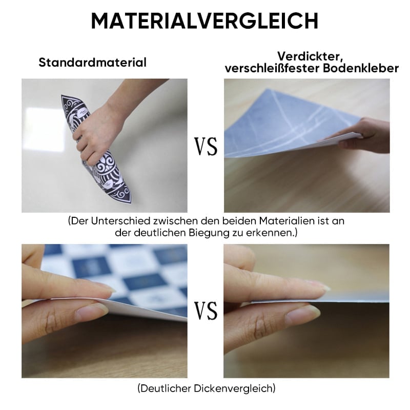 Marmor-Vinyl-Bodenfliesen zum Selbstkleben