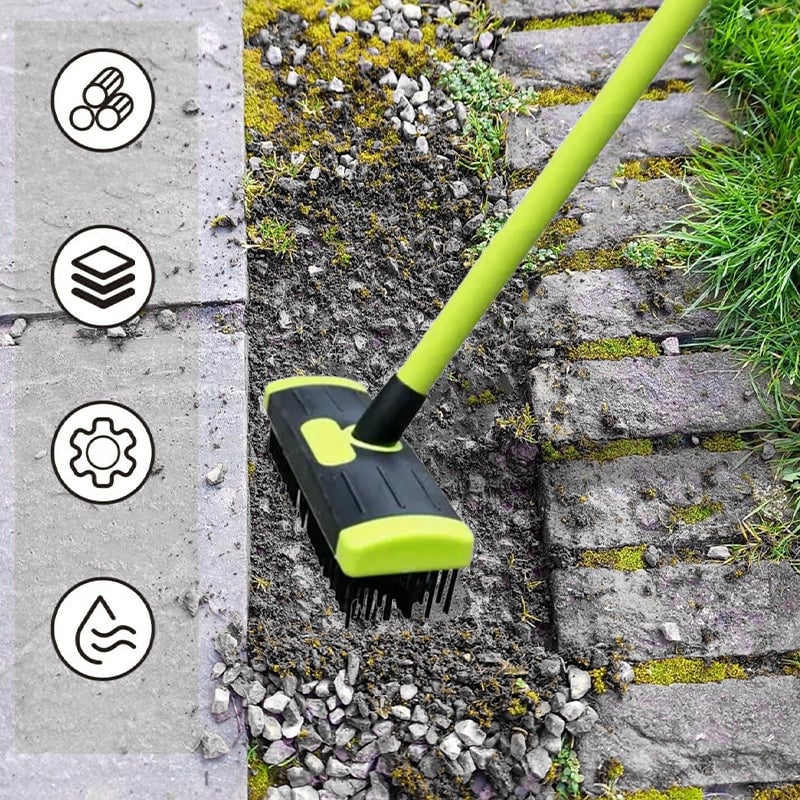 3-in-1-Kombiset mit vielseitiger Unkrautbürste