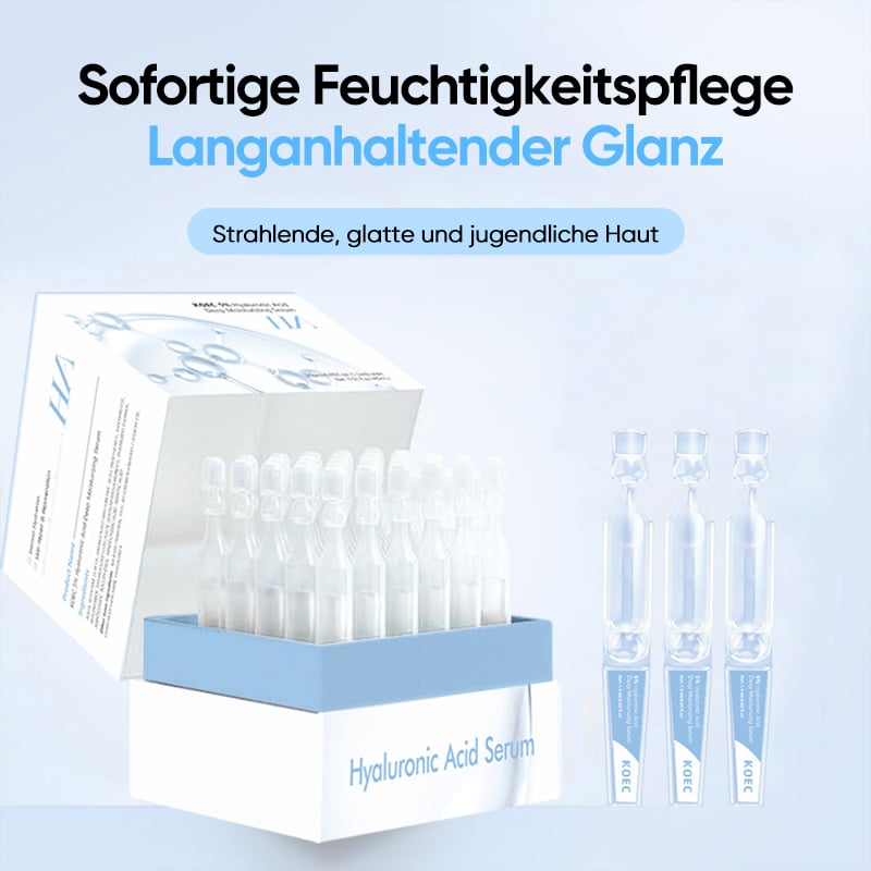 Hyaluronsäure- und Vitamin-C-Essenz für die Einzeldosierung