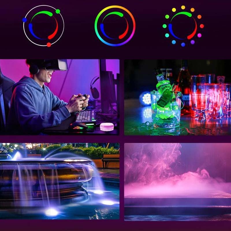 Doppelschichtiges wasserdichtes selbstklebendes LED-Poollicht
