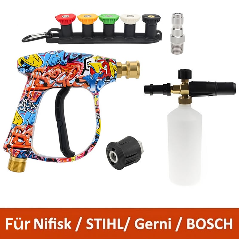 Hochdruckreiniger-Spritzpistolenset