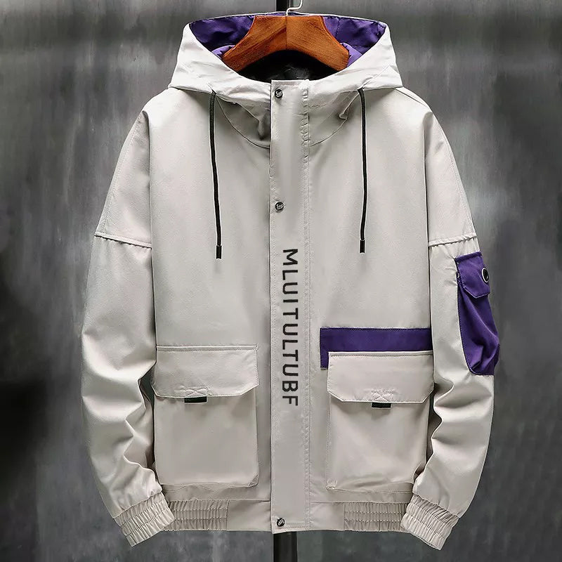 Wasserdichte Regenjacke mit Kapuze für Herren