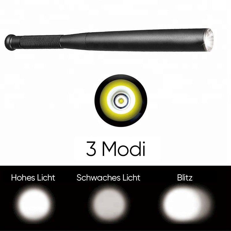 🔥Baseballschläger LED Taschenlampe