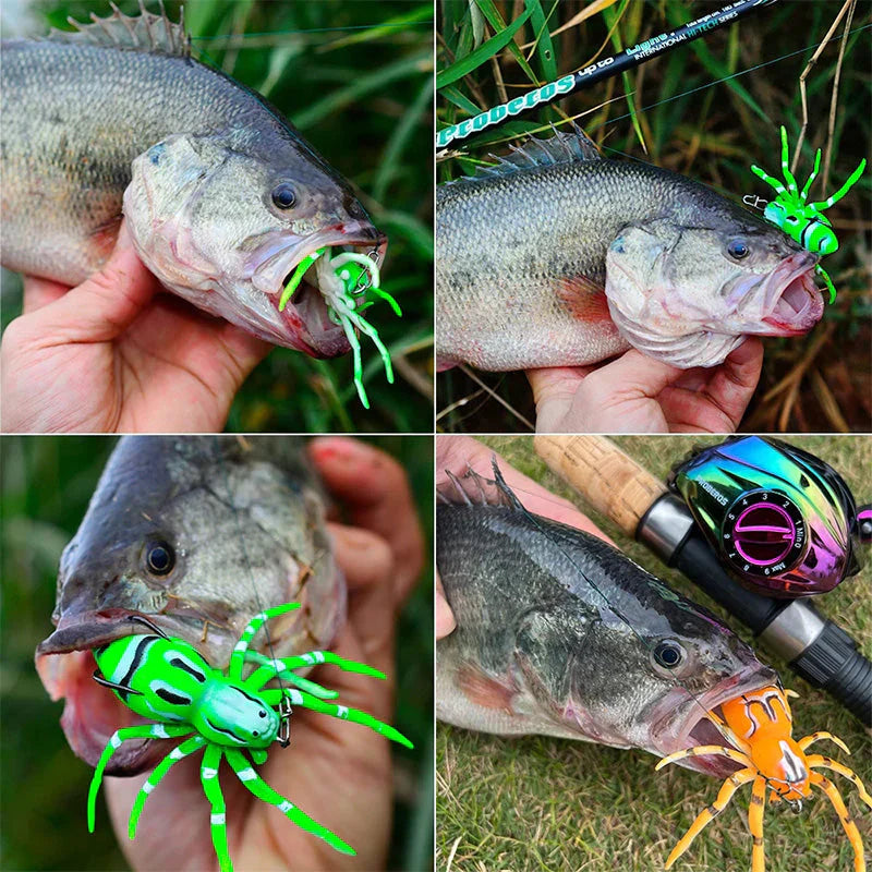 Schwimmende Spinnenköder