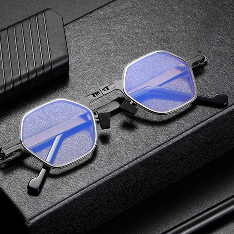 Ultraleichte Falt-Lesebrille mit Blauschutz