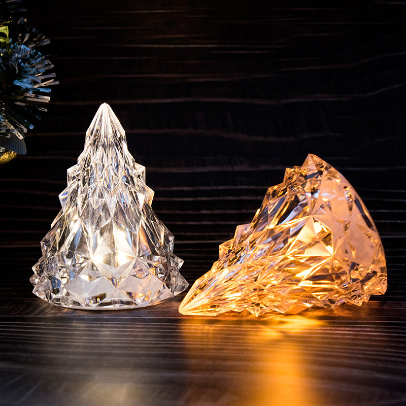 🎄Mini LED Kristall Weihnachtsbaum Nachtlicht
