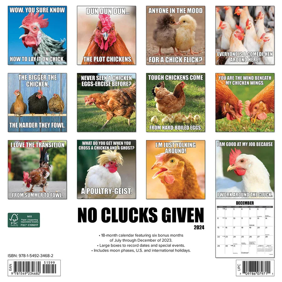 😂Kalender mit lustigen Tieren für 2024 |Inspirierter Bauernhof-Humor