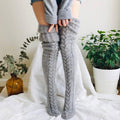 🎄Lange Warme Socken Aus 100% Reiner Baumwolle Und Reiner Wolle