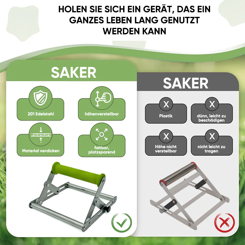 Hilfsrahmen für die Schneidemaschine