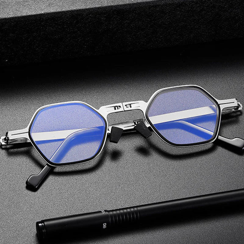 Ultraleichte Falt-Lesebrille mit Blauschutz