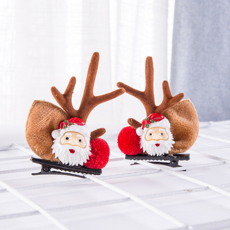 🎅Weihnachten Geweih Plüsch Haarnadeln