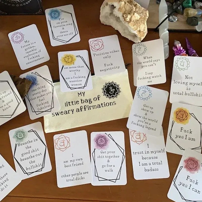 🎁Lustiges Affirmationskarten Geschenk