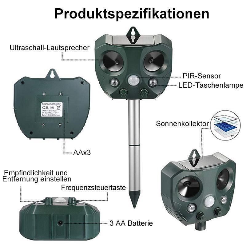 Solar-Ultraschall-Insekten-Antriebsgerät
